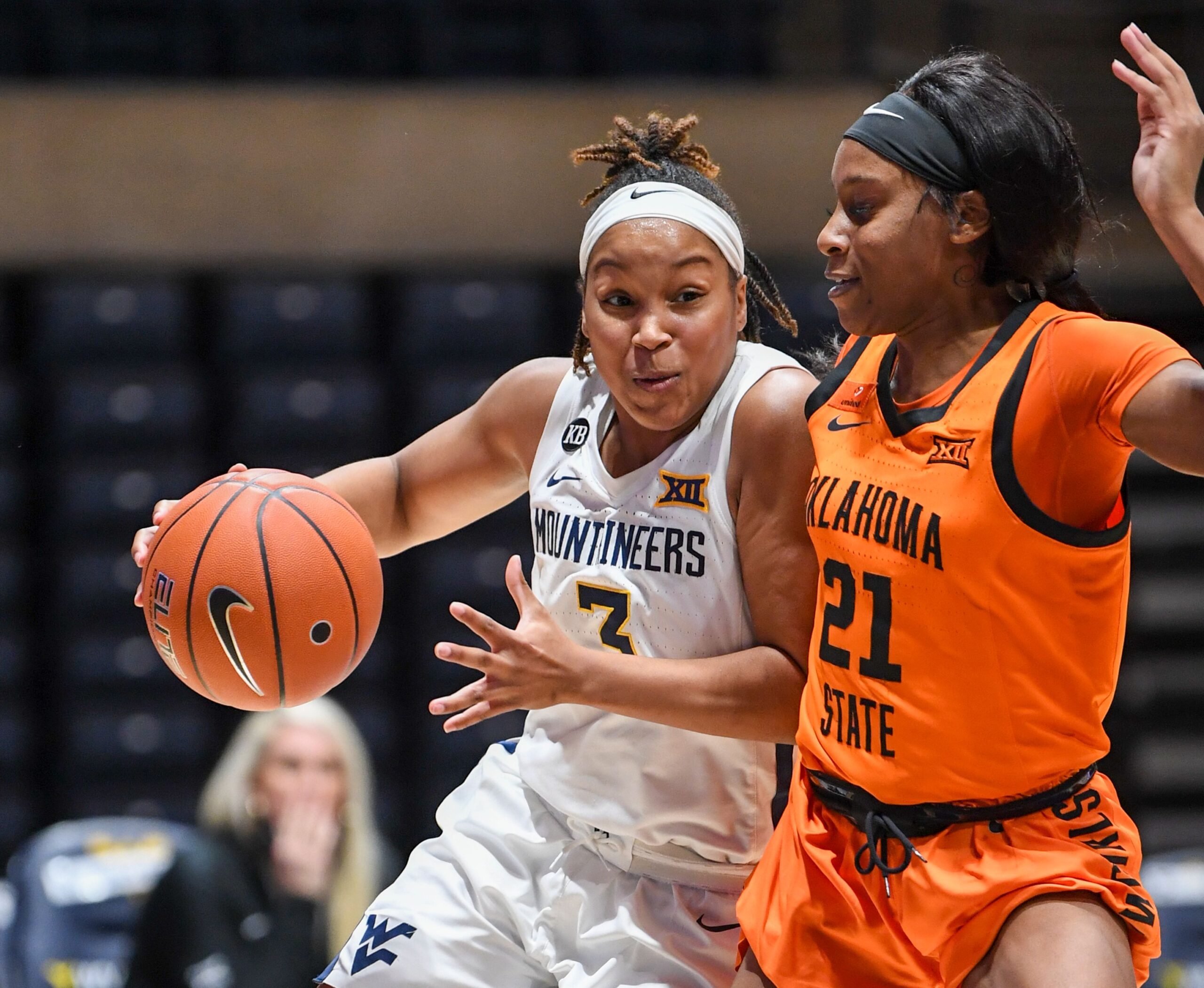 Kirsten 'KK' Deans helps list WVU past Oklahoma State in 67-59 comeback win